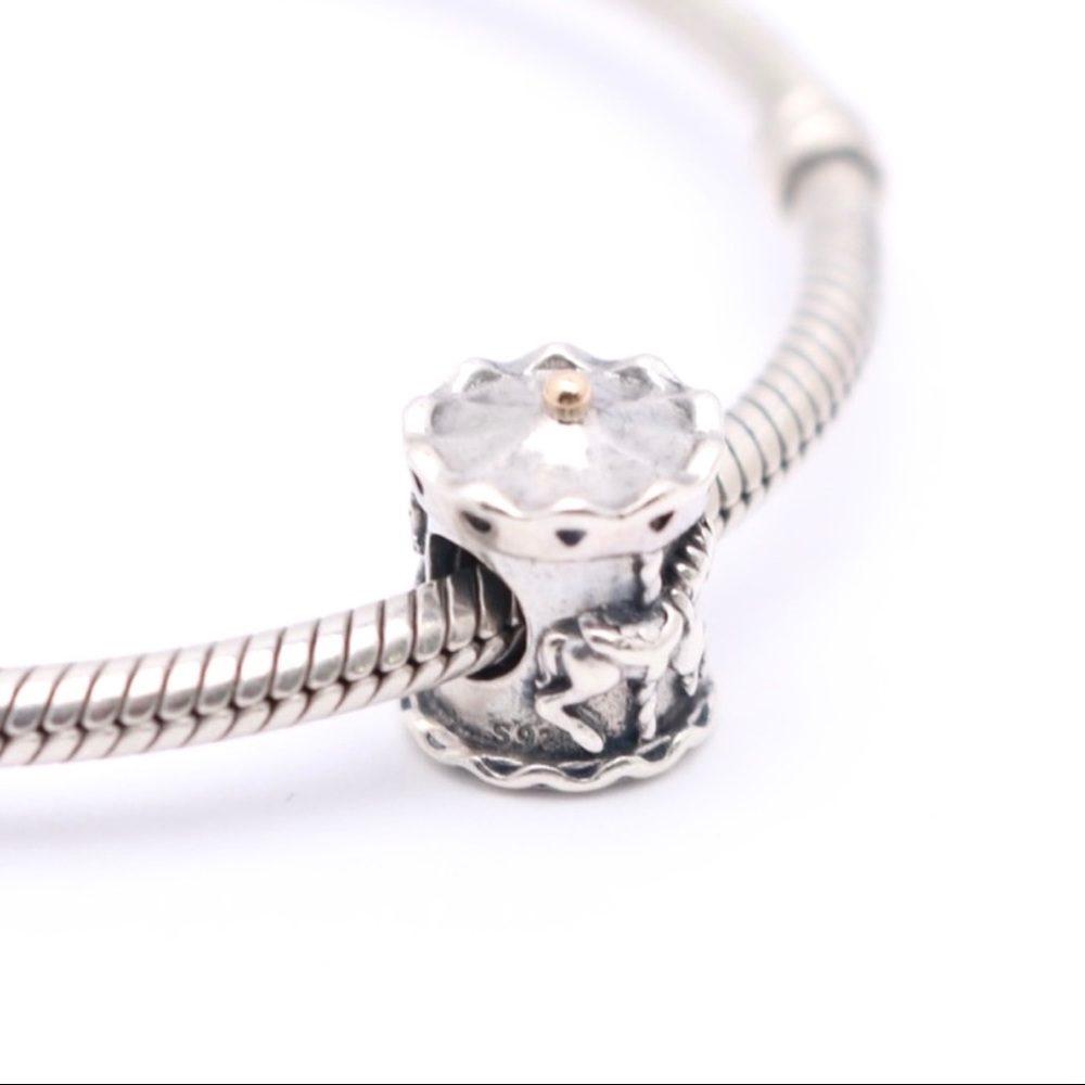 Authentic PANDORA Sterling Silver Carousel Charm - 791236 - Picture 2 of 10